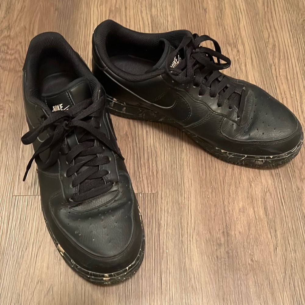 Nike AirForce 1 acid wash low sneakers